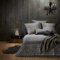 fleuresse Mako-Satin Bettwäsche Modern Classic Oldham Dusty Grey 1 Bettbezug 155 x 220 cm + 1 Kissenbezug 80 x 80 cm