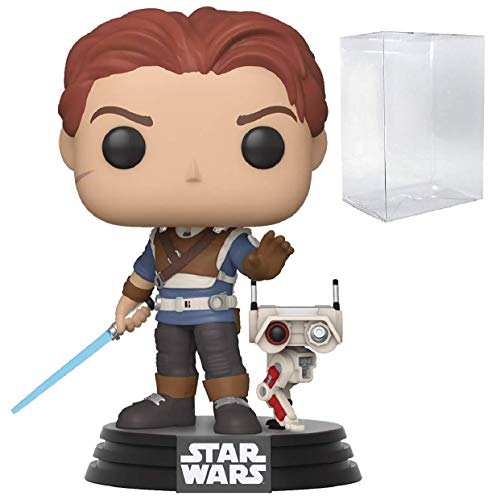 POP Star Wars: Jedi Fallen Order - Cal Kestis with BD-1 Funko Vinyl Figure (Bundled with Compatible Box Protector Case) Multicolored 3.75 inches