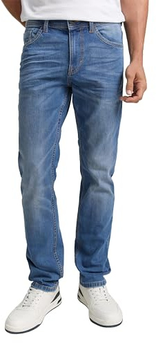 TOM TAILOR Herren Jeans 202212 Josh Slim, 10119 - Used Mid Stone Blue Denim (new), 29W / 32L