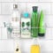 Shower Caddy - Rust Proof, No-Drilling, No Suction Cups - Easy to Remove Wall Mounted Bathroom Organiser Storage Shelf (Clear - Single)