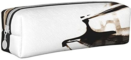 Federmäppchen für Jungen und Mädchen, Musik-Flügel Klavier-Federmäppchen, große Kapazität, Stiftmarker-Halter, Tasche, Schreibwaren-Organizer, Schule, Büro für Teenager A