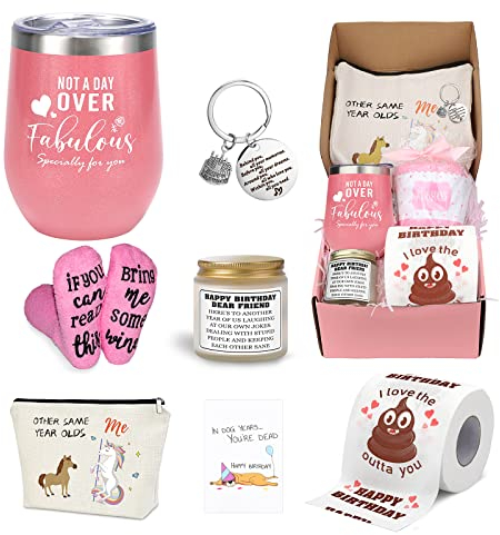 AWDK Geburtstagsgeschenke für Frauen: Becher mit Deckel, 340 ml, Plastik, Reisebecher, Geschenke für Mutter, Oma, Schwester, Tante, Freundin, Kollegen