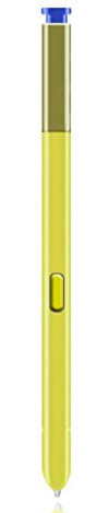 Galaxy Note 9 - Lápiz capacitivo para Samsung Galaxy Note 9 Stylus Touch Pen (electromagnético, sin Bluetooth), color amarillo
