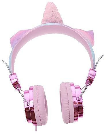Gadpiparty Cuffie Adorabili Per Ragazzo Ragazza Con Microfono Design Unicorno Cuffie Ear Per Scuola Per Ascoltare Musica e Giocare Materiale e Resistente Random