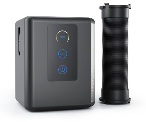 Purificador de aire para grabador láser WAINLUXPRO K8 y K10, extractor de humos para cortador láser cerrado y máquina grabadora láser, filtración de 3 etapas, tasa de purificación del 99.97 %