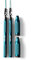 Velites Cyclone Springseil, ultraleicht, Premium-Design für Double Unders und Crossovers, abnehmbarer Griff und 360-Grad-System, Blau