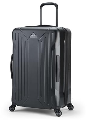 Gregory Quadro Pro - Suitcase, Spinner L, 28, 71 cm, 88 L, 5.31 KG, Schwarz (Optic Black)