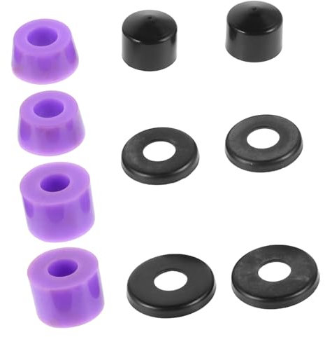 WESIEVYA Skateboard Stoßdämpfer Skateboard Achsen Unterlegscheiben Skateboard Riser Skateboard Teile Skateboard Achsen Unterlegscheiben Skateboard Bushings Surfskate Achsen Bones Bushings