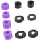 WESIEVYA Skateboard Stoßdämpfer Skateboard Achsen Unterlegscheiben Skateboard Riser Skateboard Teile Skateboard Achsen Unterlegscheiben Skateboard Bushings Surfskate Achsen Bones Bushings
