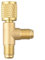 ZMdooreasy Quick Connect T-Adapter, rostfrei, hochtemperaturbeständig, 1/4 Zoll SAE Messingventil FFL auf Dual MFL, für R22 R12 R134