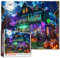 1000 Piece Jigsaw Puzzles for Adults Halloween Spooky Castle Puzzle 1000 Pieces Puzzles for Game Night Pumpkins Bats Witch Halloween Wall Decor DIY Craft 27 x 20 Inches Gothic Puzzle