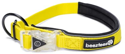 Beeztees Safety Gear Parinca Premium, Hundehalsband, LED, Nylon -