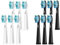 RCCCLXWO Ersatzköpfe For Elektrische Zahnbürsten, Kompatibel Mit Fairywill Electric Mit FW-507/508/551/515/917/959/2011/D1/D3/D7/D8(Whtie 6 black 6)
