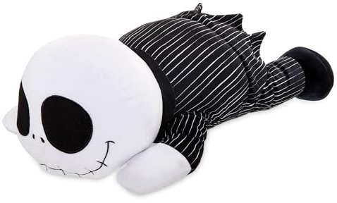 Disney Store Official Jack Skellington Plush, Tim Burton's The Nightmare Before Christmas, 62cm/24”, Cuddleez Soft Toy Collection, Suitable from Birth, 0+