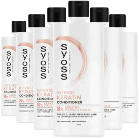 6er Pack - Syoss Professional Performance Conditioner - Intense Keratin - 440 ml