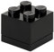 LEGO Aufbewahrungsbox Kiste Mini Box 4er schwarz