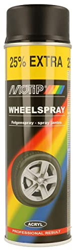MOTIP Peinture pour Jantes - Noir mat - 500ml
