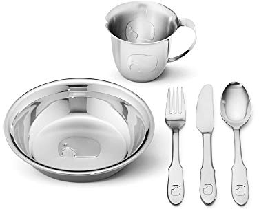 Georg Jensen Elephant Child Set, 5 Pcs