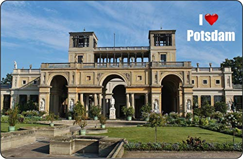 Cadora Magnetschild Kühlschrankmagnet I Love Potsdam I