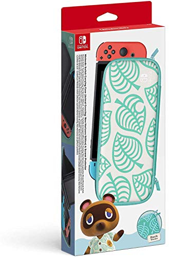 Pochette de Transport - Edition Animal Crossing New Horizons/Protection d'Ecran pour Nintendo Switch