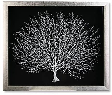 Casablanca Quadro Albero della Vita - Cornice Argento + Albero 60 x 50 cm