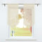 SCHOAL Scheibengardine mit Schmetterling-Muster Bistrogardine Voile Küche Gardinen Transparente Panneaux Laserschneiden BxH 40x60cm 1 Stück Sand