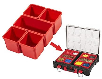Milwaukee PACKOUT 4932478300 Replacement Boxes for Organiser (5)