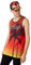 New Era Chicago Bulls Tanktop NBA Shirt Baseketball Trikot Fanshirt Palmenmuster rot - M