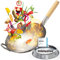 Flavemotion Wok Pfanne 30cm inkl. Wokring - Geeignet als Wokpfanne Induktion sowie für den Grill und Gasherd - Wok Pfanne aus robusten Karbonstahl - Woks & Wokpfannen, Wok Gasbrenner, Wok Induktion