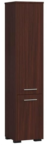 3xEliving KORALIA D2 Hochschrank, Badezimmerschrank in Wenge 140x30x30