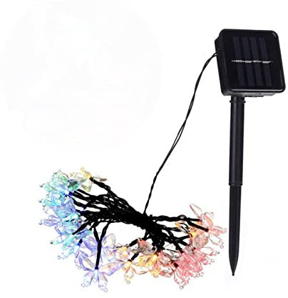 IMBTECH| 20 LED Multi-Colour Fairy String Lights, Butterfly Fairy String, LED Lights, Fairy String Lights for Wedding Party Garden Outside/Indoor Decoration Decor, (6 Meter)