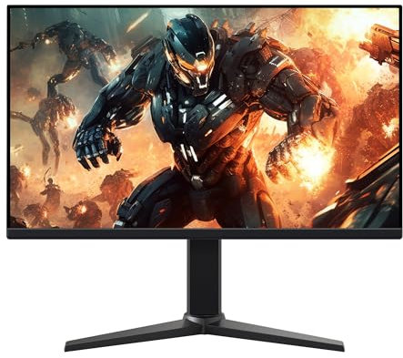 Amazon Basics Monitor da gaming, 24, FHD 1080p, 165 Hz, compatibile con VESA, sincronizzazione adattiva, risposta in 1 ms, Nero