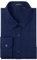 HISDERN Men's Navy Blue Formal Dress Shirt - Long Sleeve, Casual Regular Fit - 3XL