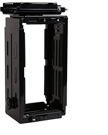 Computer Tower Stand, CPU Holder Under Desk Mount, Adjustable PC Tower Holder Mount Heavy Duty CPU Stand Hanging Bracket with 180 ° Rotation, Holds up to 33lbs Gaming PC Holder for Office,Home