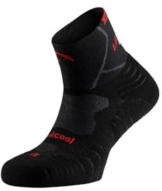 Lurbel Traction Pro Four – Calcetines de trail unisex, Calcetines tobilleros, con amortiguación y transpirables, Calcetín de competición