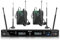 D Debra Audio PRO ST-202 UHF Stereo Wireless In Ear Monitor System, Dual Channel Wireless IEM mit Überwachungstyp für Bühne, Receiver für Studio, Gitarre, Bandleistung (Dual Channel, 2 Bodypack)