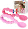 Cuillere Bebe 1er Age (2 PCS) – Cuillère Bébé en Silicone – Cuillère Incurvée Souple Pour Les Repas de Bébé de Plus de 1 Mois - QUALITE GARANTIE (2, ROSE)