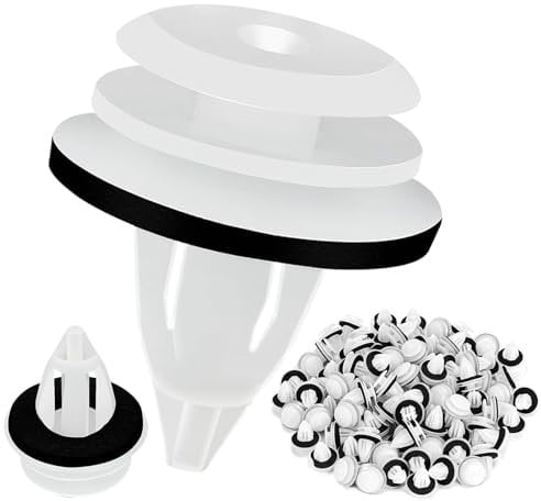 50 Stück Türverkleidung Clips, Türverkleidung Befestigung Clips Auto Befestigungclips Innenverkleidung Stoßstange Klammern, Universal Clips Auto Verkleidung Clips Kunststoffniet mit Schwammig Kissen