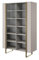 bogart Verica Vitrinenschrank, 120cm, Schrank, Glasvitrine, Vitrine, 120 x 187 x 45 cm, 2-türig, Standvitrine, mit Regalböden und Goldenen Beinen