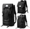 MATE ELAN Rolltop Rucksack,Reiserucksack Damen Herren Groß,Rucksack mit Laptopfach 17,3 Zoll,Backpack Travel Schwarz 27L，Rolltop Lässiger Backpack für Reise,Wandern