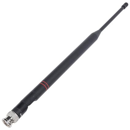 Universal UHF BNC Antenna Wireless Microphone Receiver 640-690MHZ for Digital Sound Mic Tuner Ham for SLX24, SM58, BETA58A, SLX4, Plastic and Metal