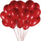 Luftballons Rot - 100 Stück 30 cm / 12 zoll Premium Latex Ballons für Helium, Rot Luftballon für Geburtstag, Hochzeit, Babyparty, Halloween Oder Weihnachten party Deko