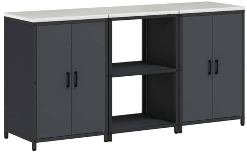 vidaXL Kitchen shelf - stylish metal shelf for your home. Ideal for shelves and organising rooms in a modern, compact style.