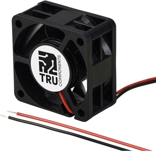 TRU COMPONENTS TC-MX4020-12V0.08A Axiallüfter 12 V/DC 14.4 m³/h (L x B x H) 40 x 40 x 20 mm