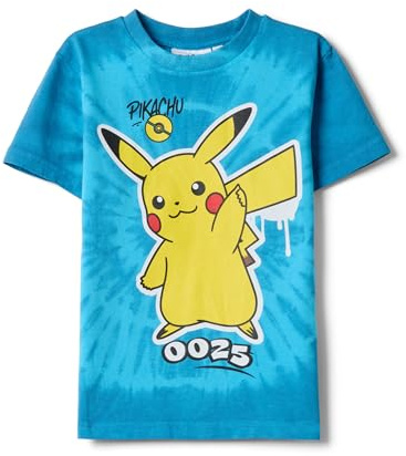OVS Kids Blaue Kinder-T-Shirt aus Reiner Baumwolle im Regular Fit mit Pikachu