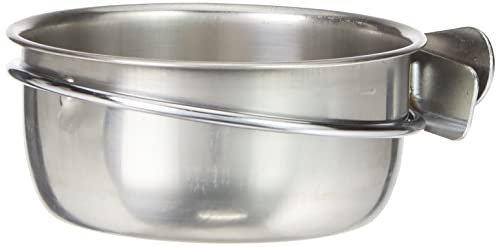 Nobby Gamelle avec 2 Vis en INOX pour Oiseau 10 cm