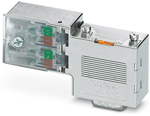 Phoenix Contact SUBCON-PLUS-PROFIB/90/IDC Sub-D Steckverbinder Stecker abgewinkelt, 9-polig, Kabelmontage Schraubklemme