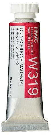 Holbein Artists Watercolor Quinacridone Magenta (Rose Violet) 15ml by Holbein Artists Watercolor
