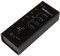 StarTech.com Hub USB 3.0 Alimenté de 4 ports avec Station de Recharge de 3 ports USB (2 x 1A, 1 x 2A) - Fixation Murale (ST4300U3C3)