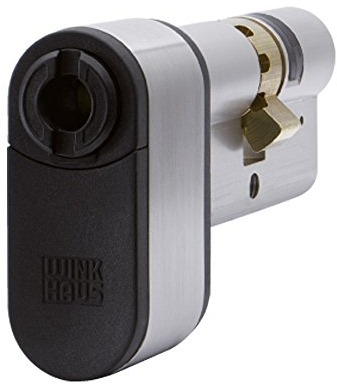 Winkhaus Elektronischer Doppelprofilzylinder für die Außentür für blueCompact Schließanlage Länge 35/35, BOS21V12TN3535N